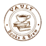 Vault Books and Brew logo.